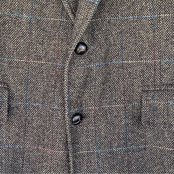 Vintage Pendleton Single Breast Plaid Wool Blazer Size 42 Made In USA - Picture 4 of 8